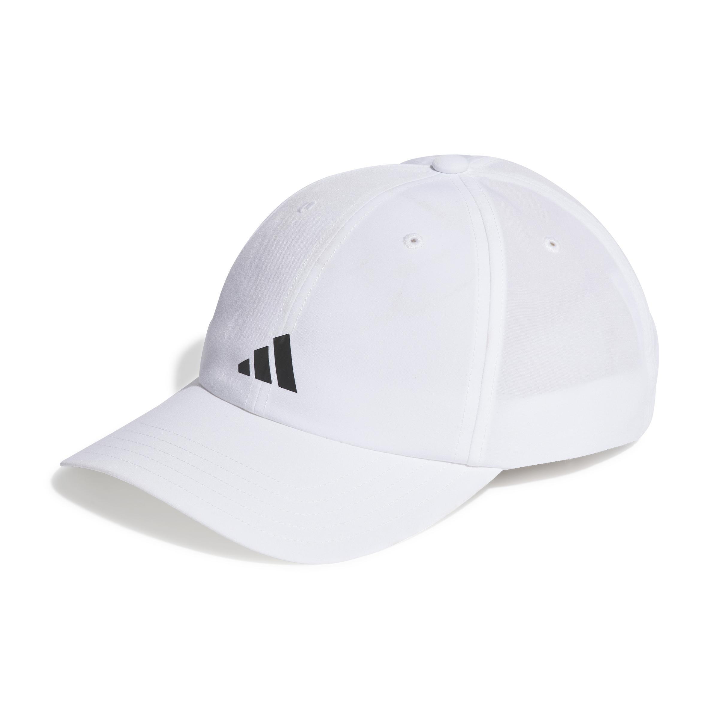 adidas - Unisex Running Essentials Aeroready Six-Panel Baseball Cap, White