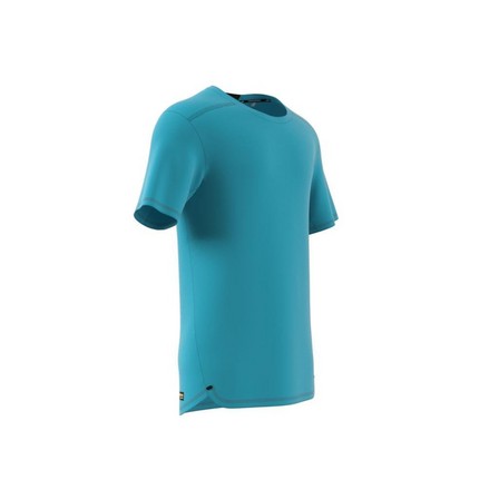 Men Designed 4 Training Cordura Workout T-Shirt, Blue, A701_ONE, large image number 12