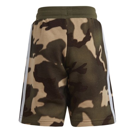 Kids Unisex Camo Shorts And Tee Set, White, A701_ONE, large image number 3