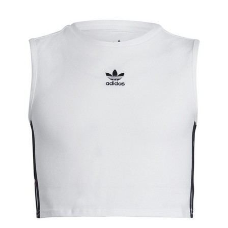 Adicolor Crop Tank Top white Unisex Junior, A701_ONE, large image number 0