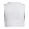 Kids Unisex Adicolor Crop Tank Top, White, A701_ONE, thumbnail image number 2