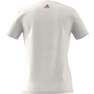 Kids Girls Essentials Linear Logo Cotton Slim Fit T-Shirt, White, A701_ONE, thumbnail image number 13