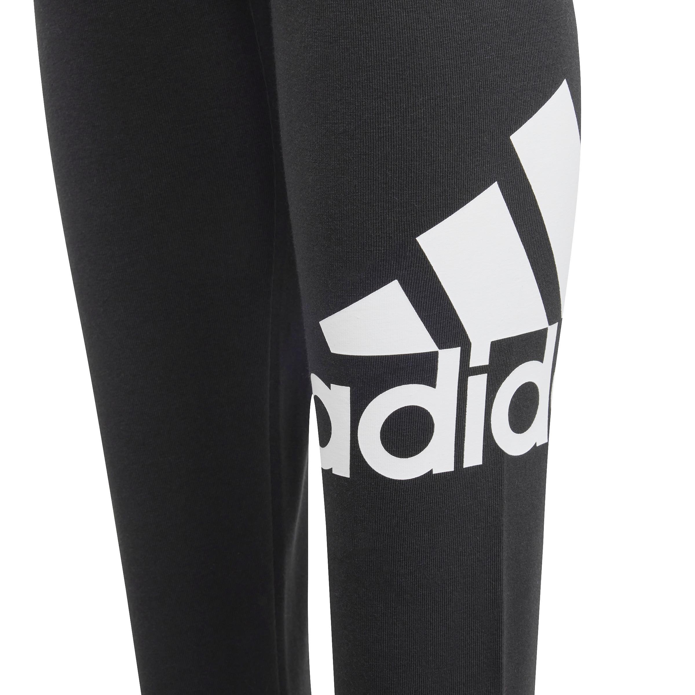 adidas - Kids Girls Essentials Big Logo Cotton Leggings, Black