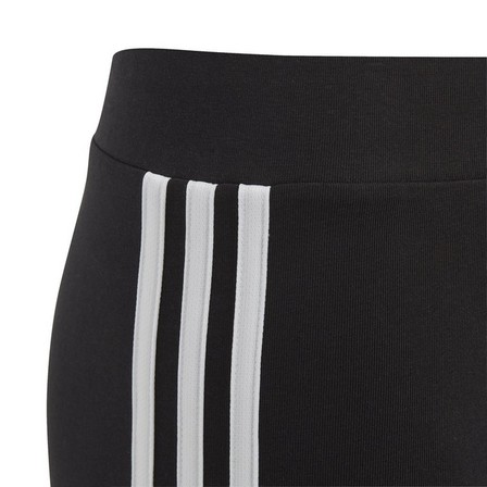 Kids Girls Essentials 3-Stripes Cotton Leggings, Black, A701_ONE, large image number 4