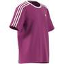 Kids Girls Essentials 3-Stripes Boyfriend T-Shirt, Pink, A701_ONE, thumbnail image number 6