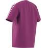 Kids Girls Essentials 3-Stripes Boyfriend T-Shirt, Pink, A701_ONE, thumbnail image number 10