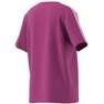Kids Girls Essentials 3-Stripes Boyfriend T-Shirt, Pink, A701_ONE, thumbnail image number 17