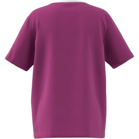 Kids Girls Essentials 3-Stripes Boyfriend T-Shirt, Pink, A701_ONE, large image number 19
