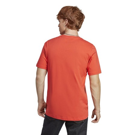 Men Colourblock T-Shirt Bright, Red, A701_ONE, large image number 4