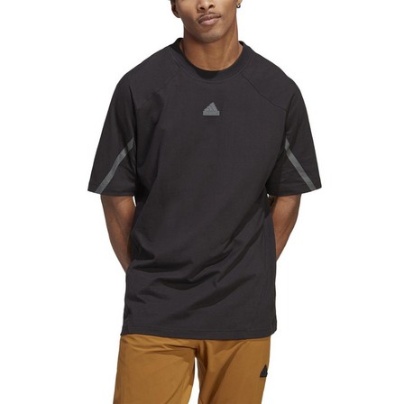 Men Designed 4 Gameday T-Shirt, Black, A701_ONE, large image number 2