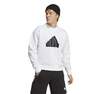 Men Future Icons Badge Of Sport Crew Sweatshirt, White, A701_ONE, thumbnail image number 1