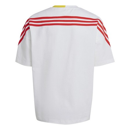 Unisex Junior Adidas X Classic Lego T-Shirt, White, A701_ONE, large image number 3