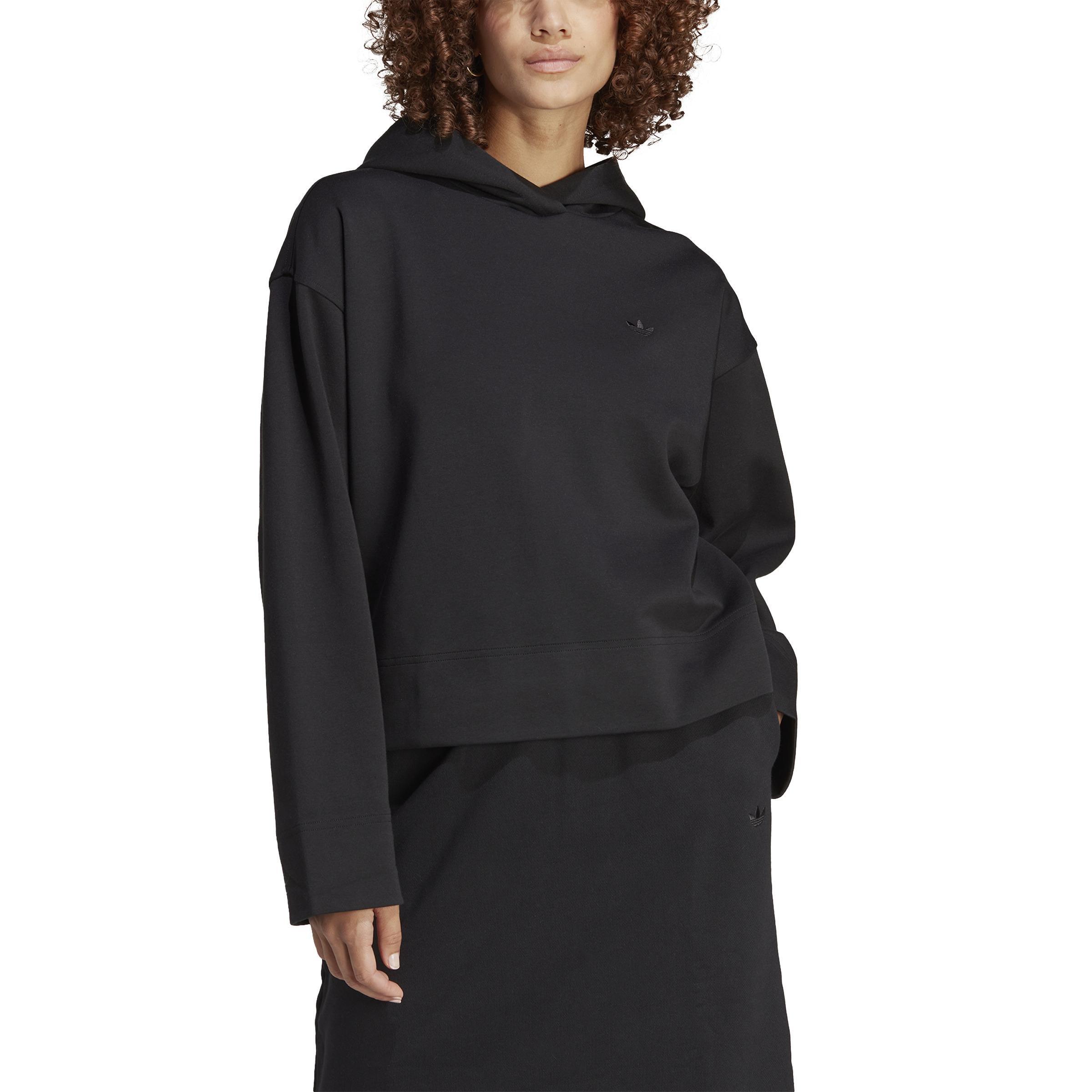 Women Premium Essentials Short Hoodie, Black, A701_ONE, large image number 0