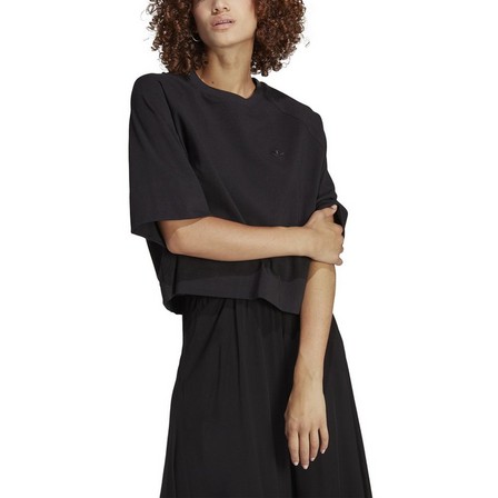 Women Premium Essentials T-Shirt, Black, A701_ONE, large image number 4