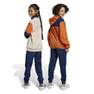 Kids Unisex Adidas Adventure Tracksuit Bottoms, Blue, A701_ONE, thumbnail image number 1