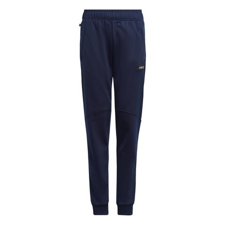Kids Unisex Adidas Adventure Tracksuit Bottoms, Blue, A701_ONE, large image number 3