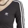 Adicolor Classics 3-Stripes Button Long-Sleeve Top black Female Adult, A701_ONE, thumbnail image number 6