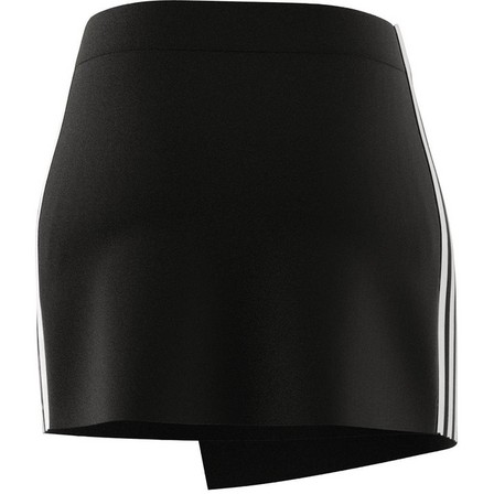 Women Adicolor Classics 3-Stripes Short Wrapping Skirt, Black, A701_ONE, large image number 6