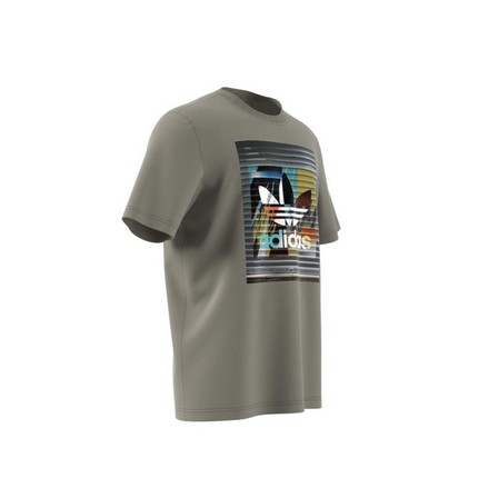 Men Graphics Off The Grid T-Shirt, Green, A701_ONE, large image number 12