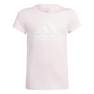 Kids Girls Essentials Big Logo Cotton T-Shirt, Pink, A701_ONE, thumbnail image number 0