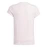 Kids Girls Essentials Big Logo Cotton T-Shirt, Pink, A701_ONE, thumbnail image number 2