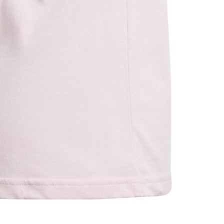 Kids Girls Essentials Big Logo Cotton T-Shirt, Pink, A701_ONE, large image number 5