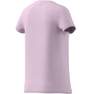 Kids Girls Essentials Big Logo Cotton T-Shirt, Pink, A701_ONE, thumbnail image number 9