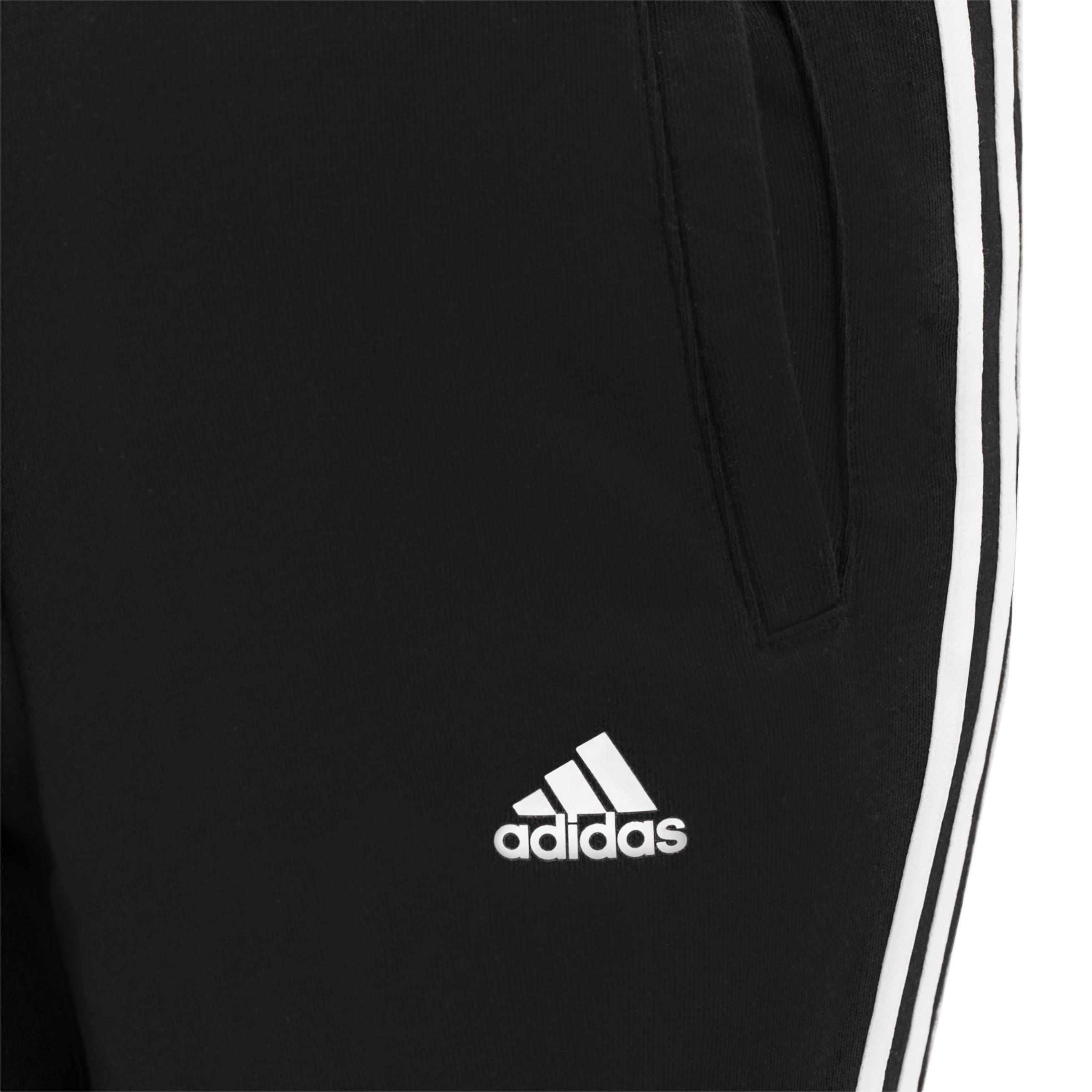 Kids Girls 3-Stripes Joggers, Black, A701_ONE, large image number 2