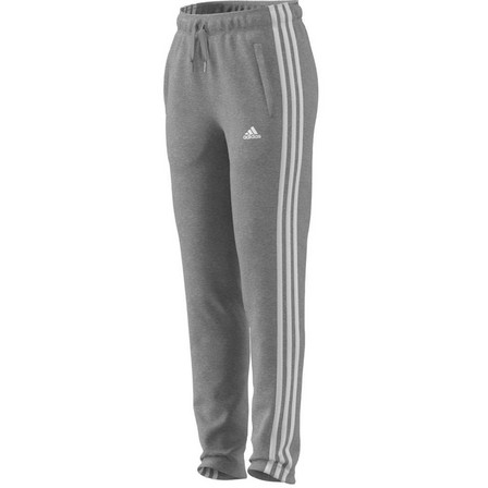 Kids Girls Essentials 3-Stripes Joggers, Grey, A701_ONE, large image number 0
