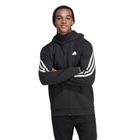 Men Future Icons 3-Stripes Full-Zip Hoodie, Black, A701_ONE, large image number 21