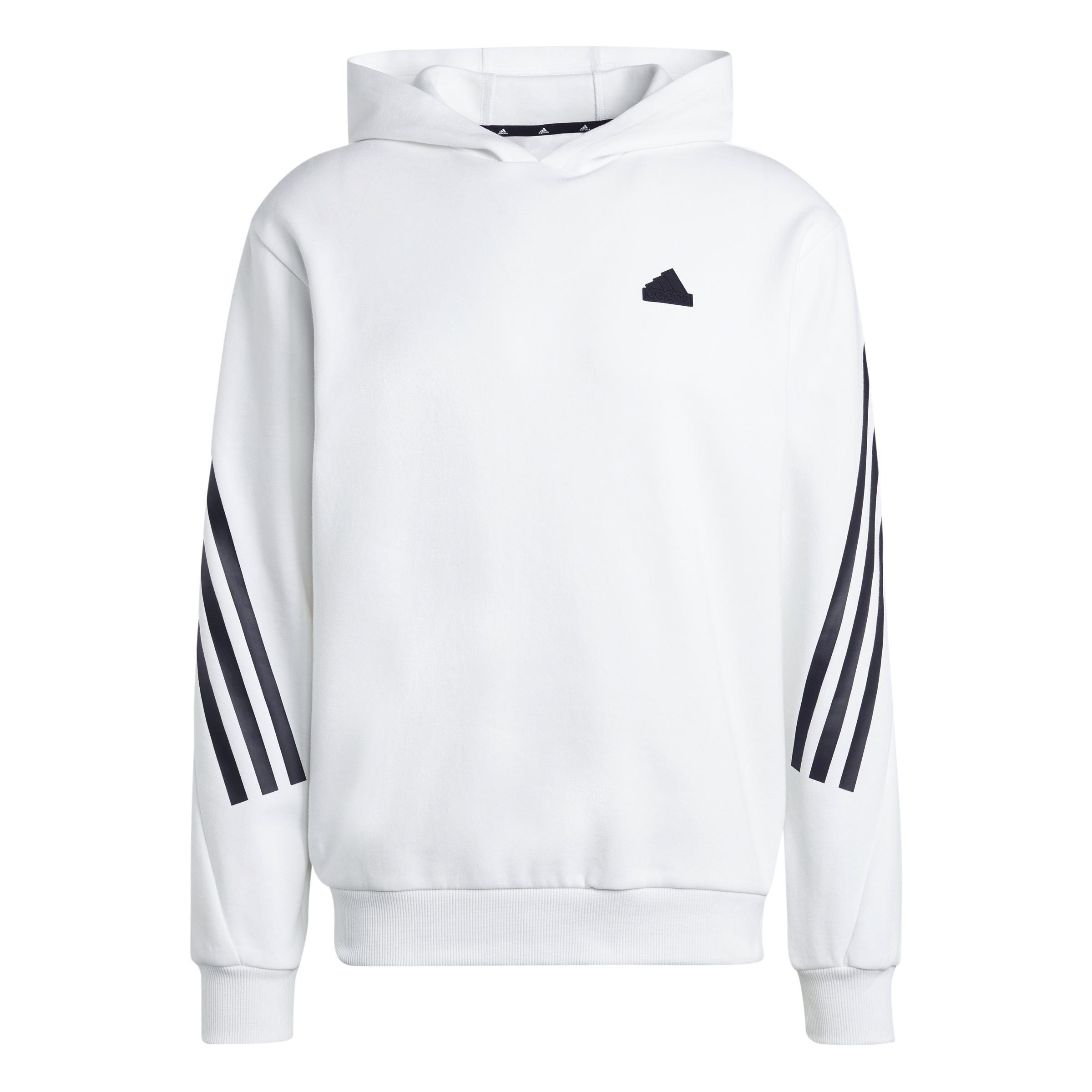 Men Future Icons 3-Stripes Hoodie, White, A701_ONE, large image number 1