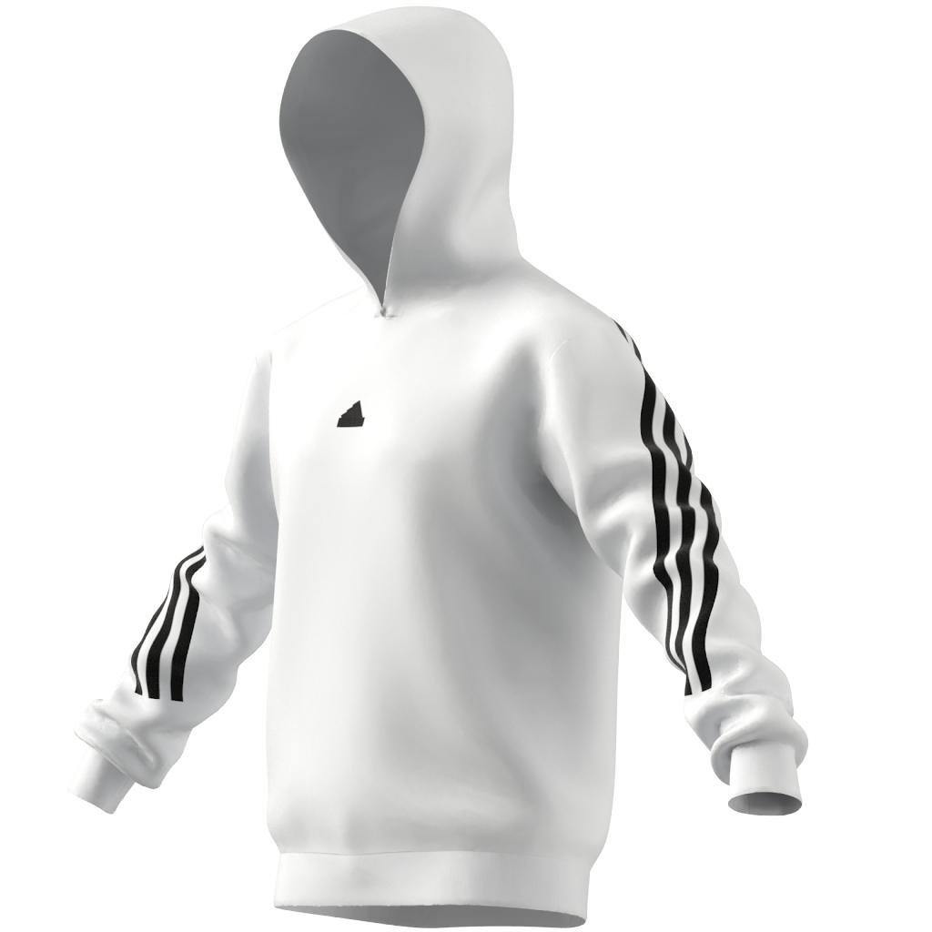 Men Future Icons 3-Stripes Hoodie, White, A701_ONE, large image number 12
