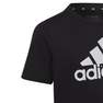 Unisex Kids Essentials Big Logo Cotton T-Shirt, Black, A701_ONE, thumbnail image number 1