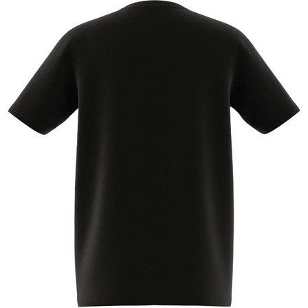 Unisex Kids Essentials Big Logo Cotton T-Shirt, Black, A701_ONE, large image number 6