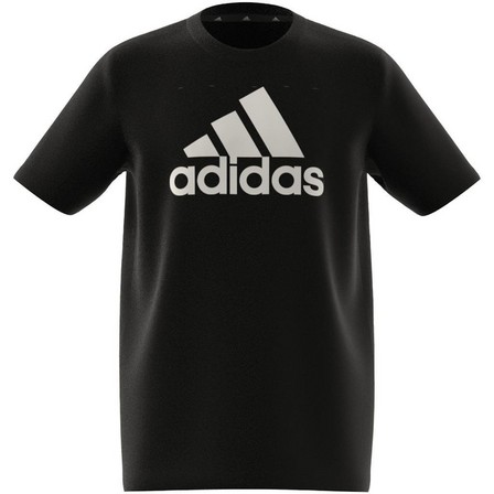 Unisex Kids Essentials Big Logo Cotton T-Shirt, Black, A701_ONE, large image number 11