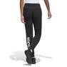 Women Essentials Linear French Terry Cuffed Joggers, Black, A701_ONE, thumbnail image number 2