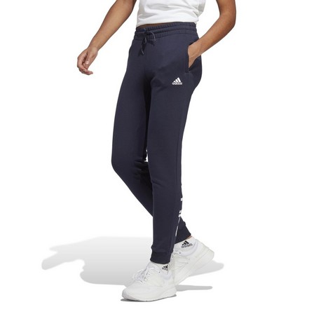 Women Essentials Linear French Terry Cuffed Joggers, Blue, A701_ONE, large image number 5