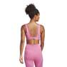 Women Powerimpact Luxe Medium-Support Bra, Pink, A701_ONE, thumbnail image number 3