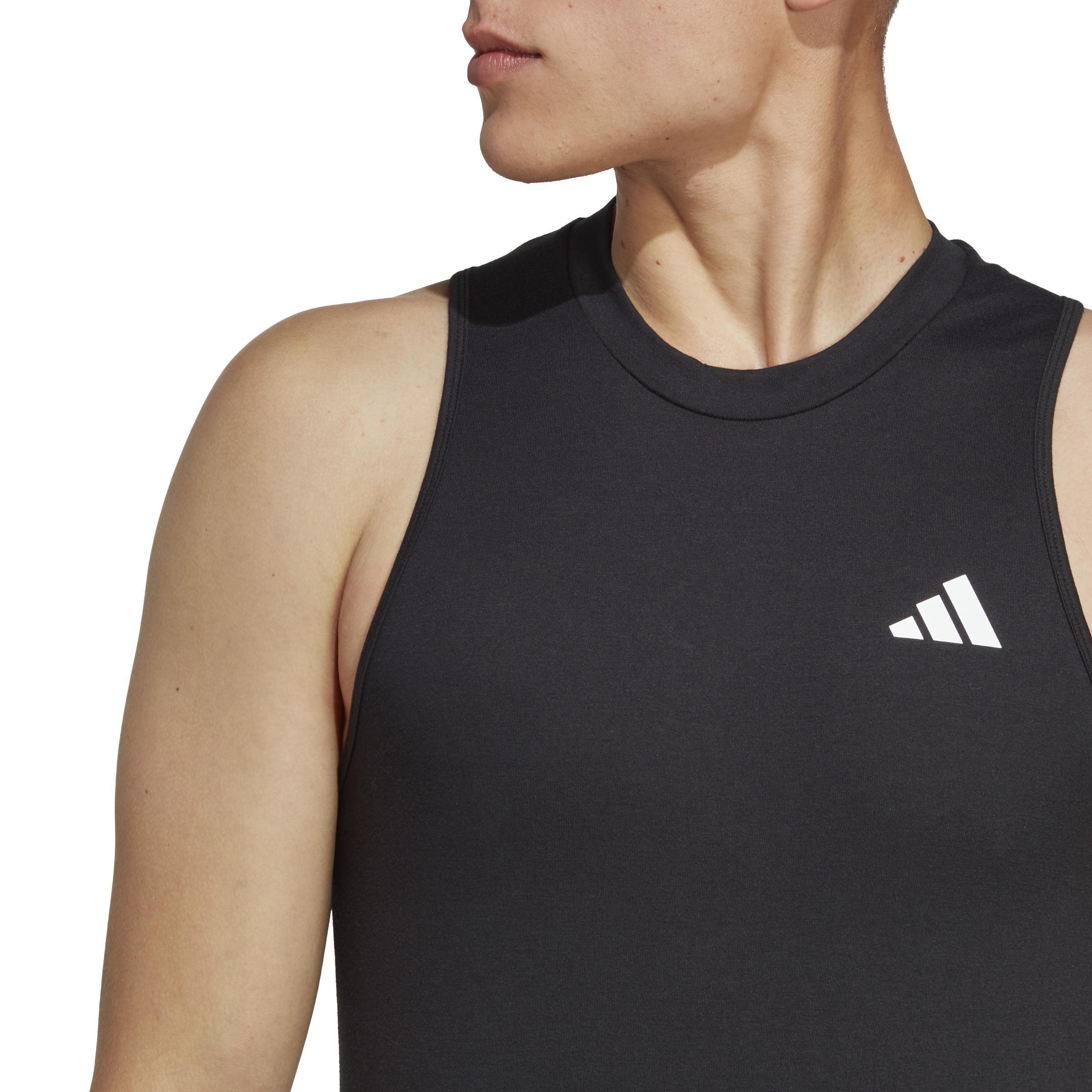 Essentials Feelready Training Tank Top, Black, , large image number 4