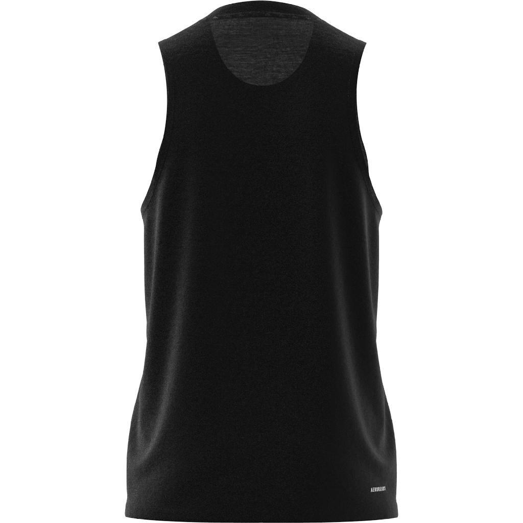 Essentials Feelready Training Tank Top, Black, , large image number 7