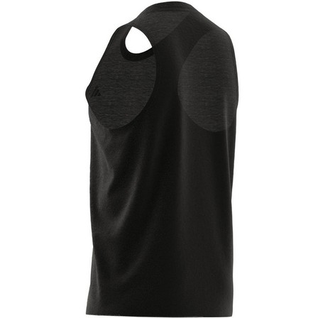Men Essentials Feelready Training Tank Top, Black, A701_ONE, large image number 14