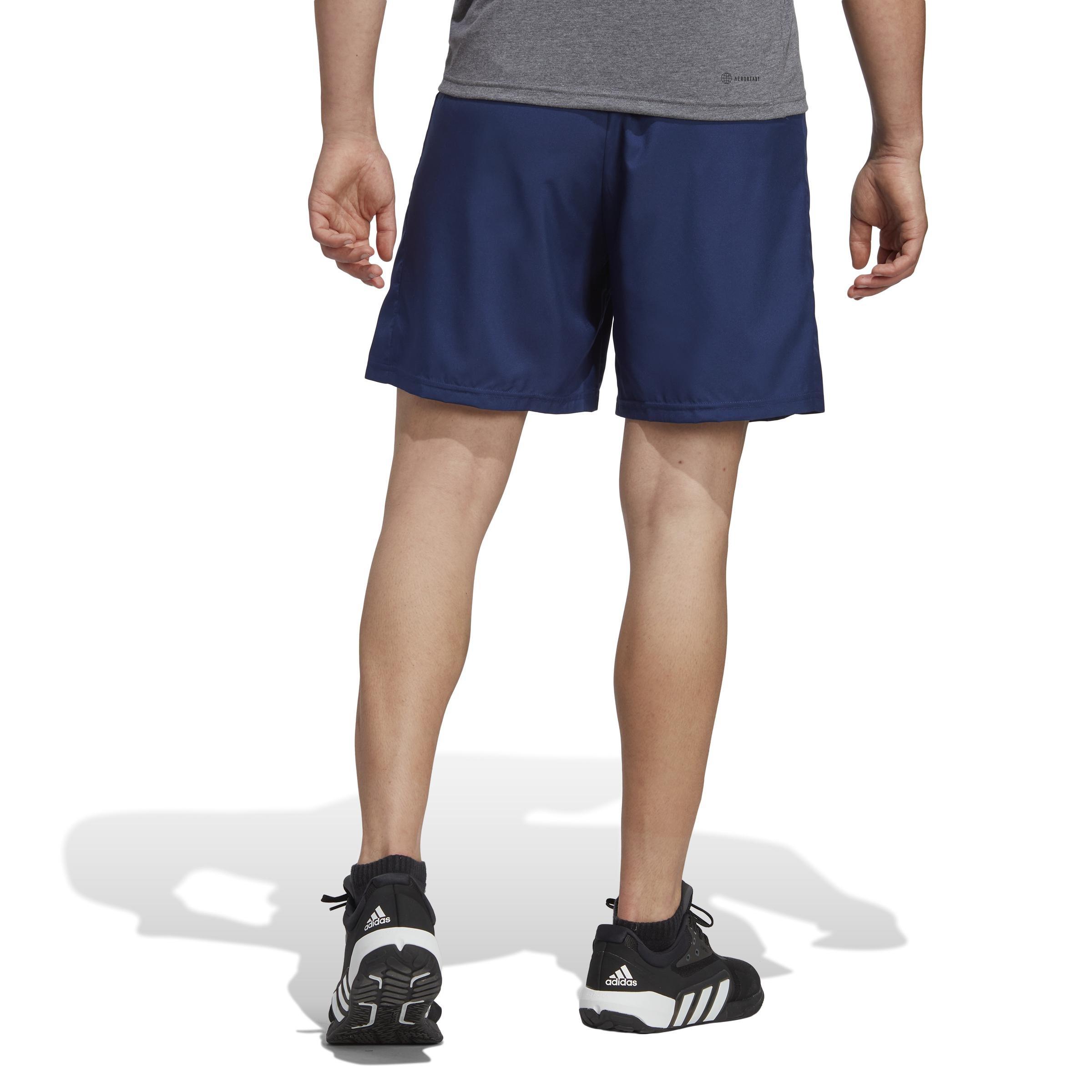 Train Essentials Woven Training Shorts, Blue, , large image number 2
