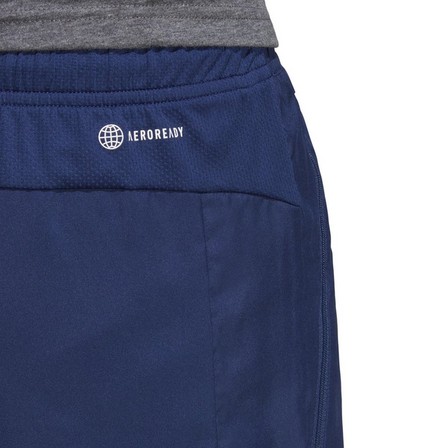 Men Train Essentials Woven Training Shorts, Blue, A701_ONE, large image number 4