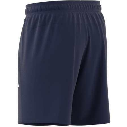 Men Train Essentials Woven Training Shorts, Blue, A701_ONE, large image number 7