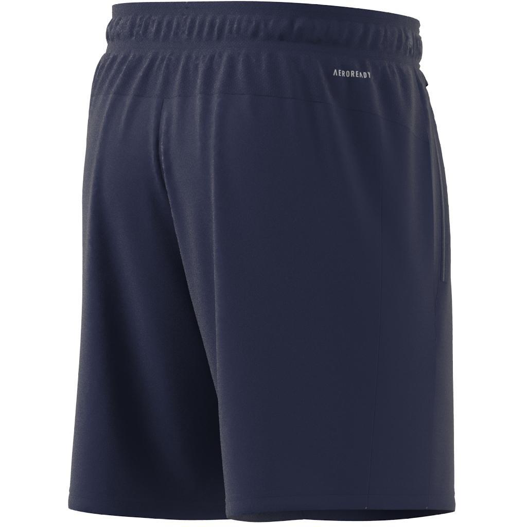 Men Train Essentials Woven Training Shorts, Blue, A701_ONE, large image number 7