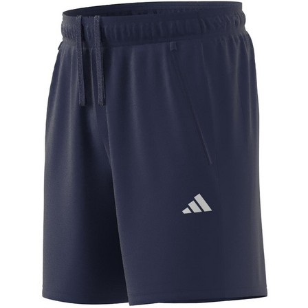 Men Train Essentials Woven Training Shorts, Blue, A701_ONE, large image number 14
