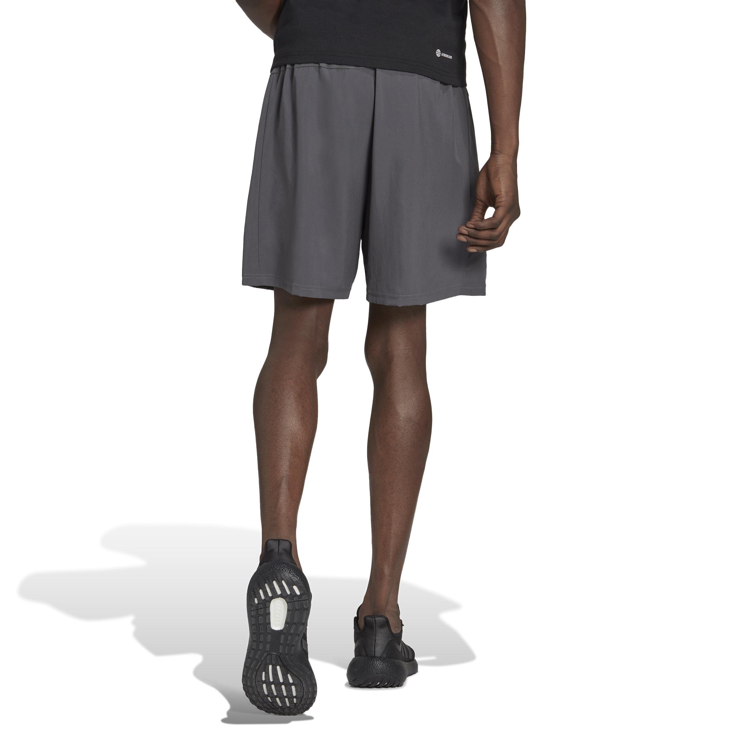 Train Essentials Woven Training Shorts, Grey, , large image number 2