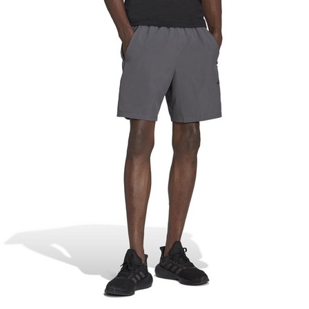 Men Train Essentials Woven Training Shorts, Grey, A701_ONE, large image number 13