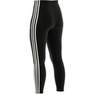 Women Essentials 3-Stripes High-Waisted Single Jersey Leggings, Black, A701_ONE, thumbnail image number 6