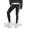 Women Essentials 3-Stripes High-Waisted Single Jersey Leggings, Black, A701_ONE, thumbnail image number 8